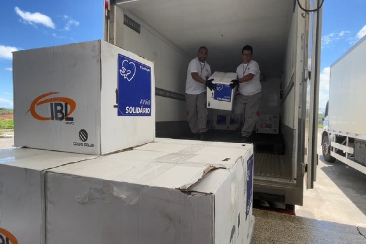 Primeiro lote da Pfizer para crianças a partir de 6 meses, chega na Bahia