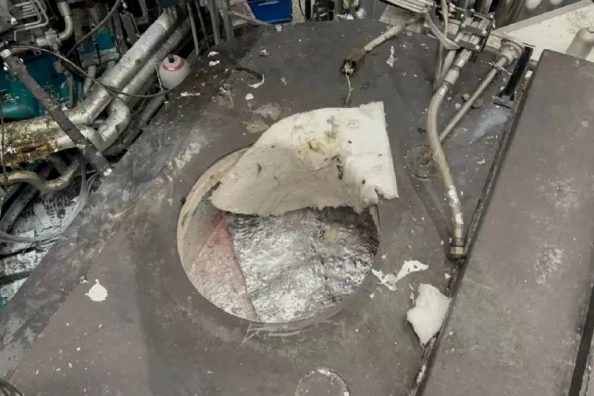 Eletricista cai em tanque de alumínio derretido a 720ºC e sobrevive