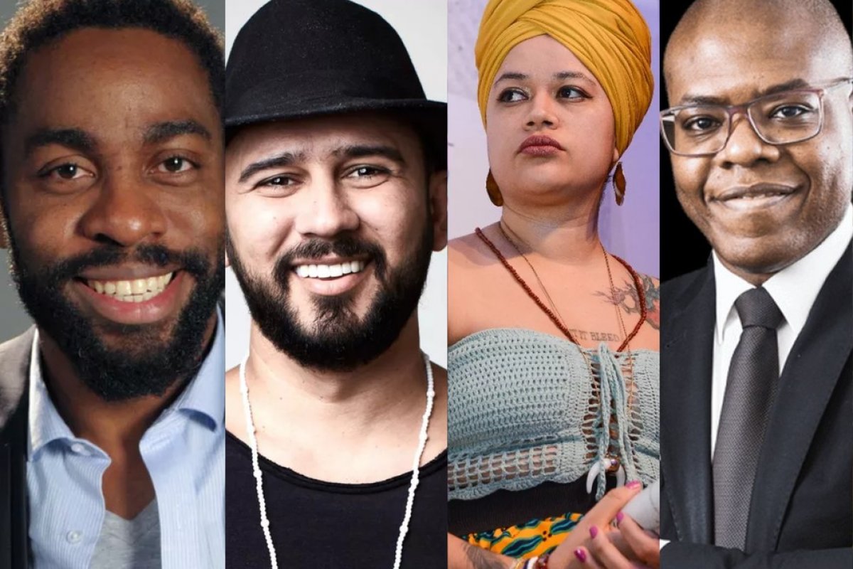 Lázaro Ramos, Bráulio Bessa, Ryane Leão e Silvio Almeida estão na programação da Bienal do Livro deste domingo (13)