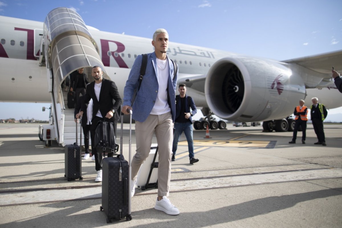 Copa do Mundo: Seleção Brasileira desembarca em Turim com trio de atletas