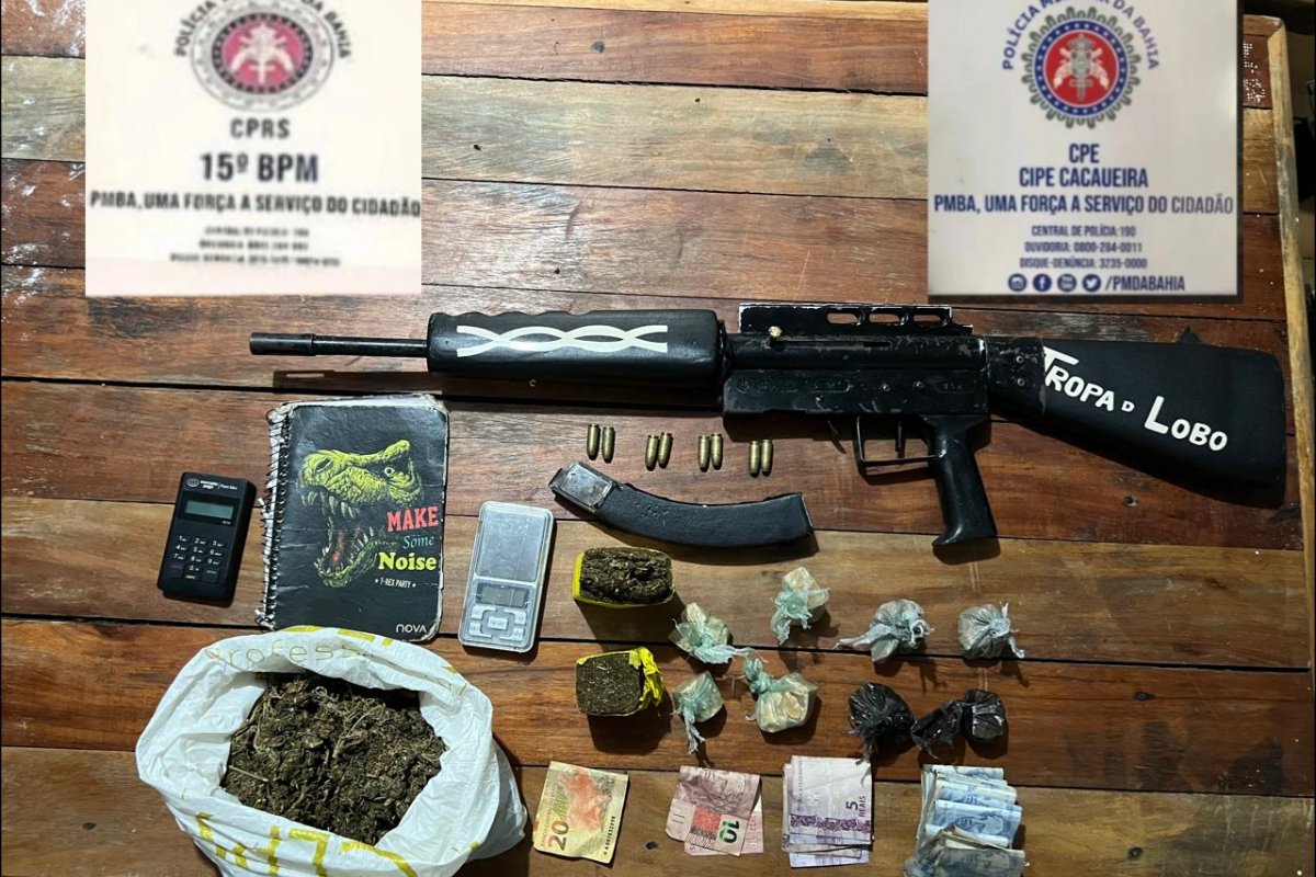 Duas carabinas são apreendidas em menos de 12 horas pela PM