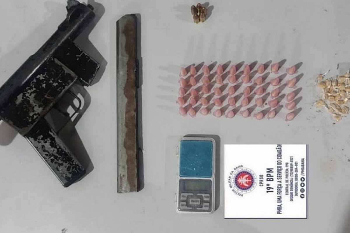 Polícia apreende três submetralhadoras na Bahia em intervalo de 15 dias