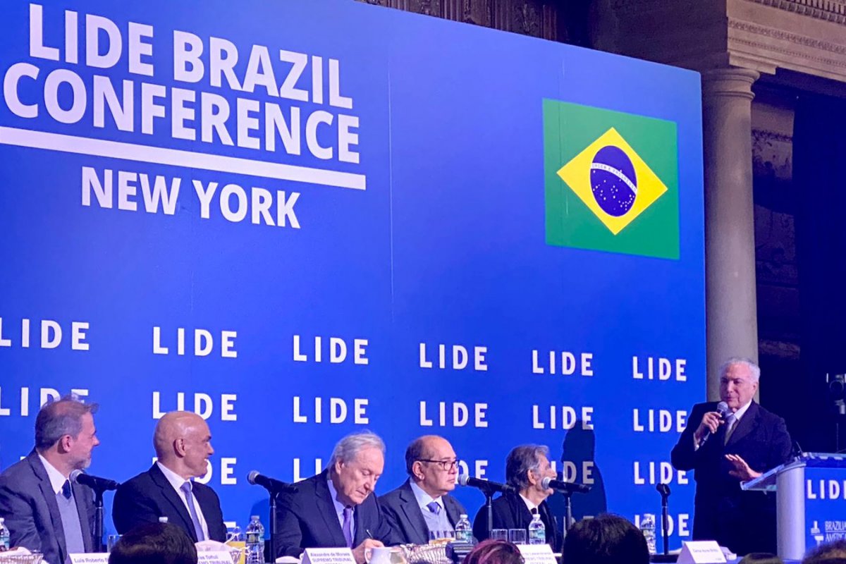 LIDE realiza conferência com a participação de ministros do STF!