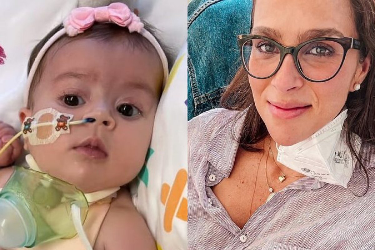 Filha de Juliano Cazarré retorna a hospital e esposa do ator desabafa: "Coração em pedaços"