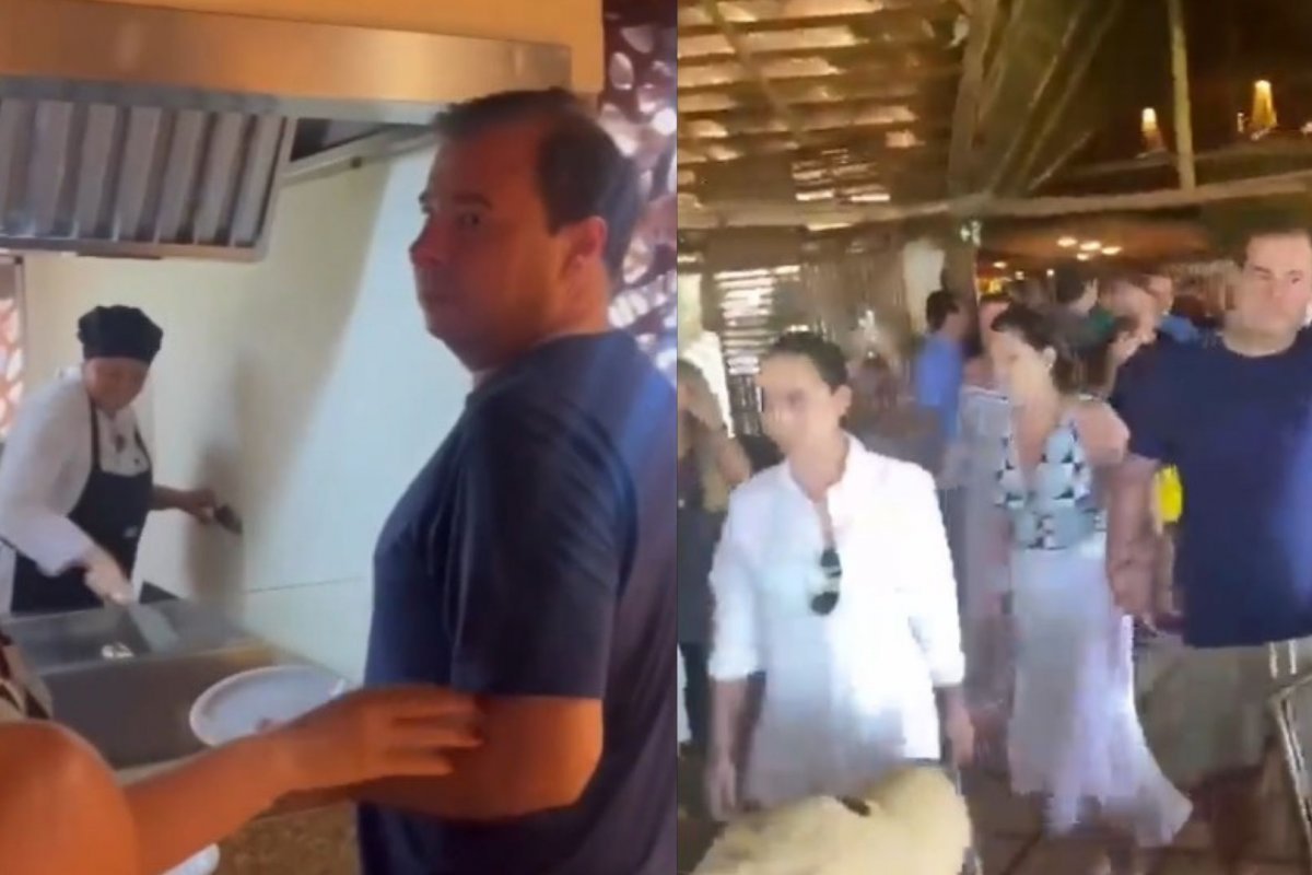 Políticos vão as redes prestar apoio a Rodrigo Maia depois de hostilização em restaurante