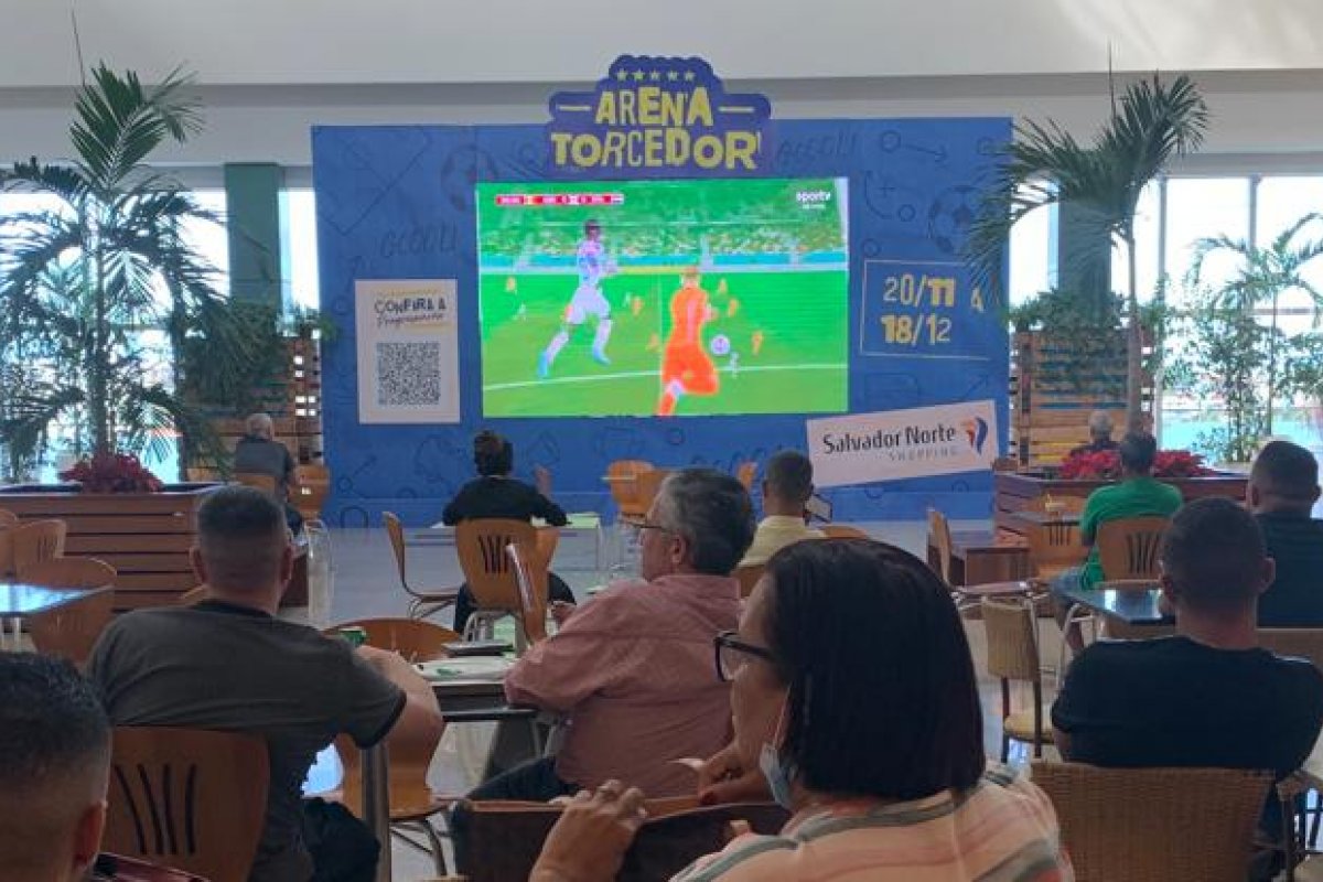Shopping tem horário especial durante os jogos da Seleção brasileira