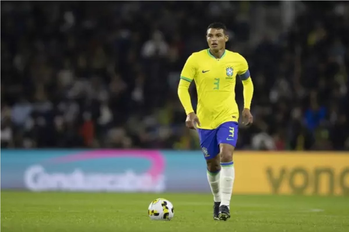 Thiago Silva será o capitão da Seleção Brasileira na estreia da Copa do Mundo
