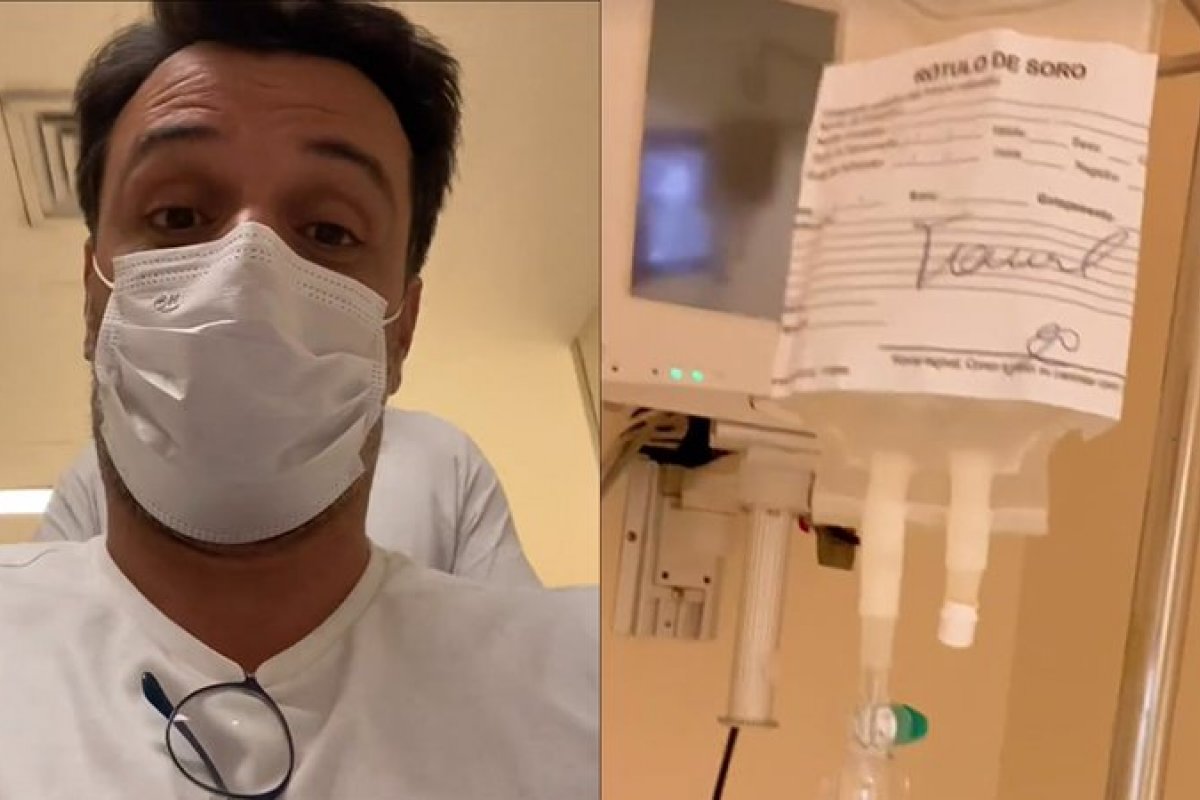 Rodrigo Lombardi é socorrido de cadeira de rodas e é hospitalizado às pressas!