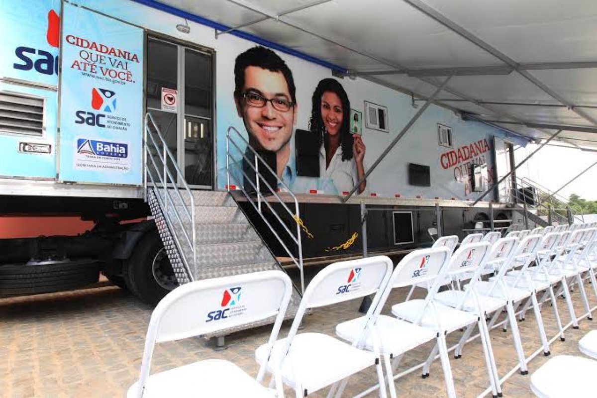 SAC Móvel realiza atendimentos em São Cristóvão, Itapuã e Lauro de Freitas a partir desta segunda (28)