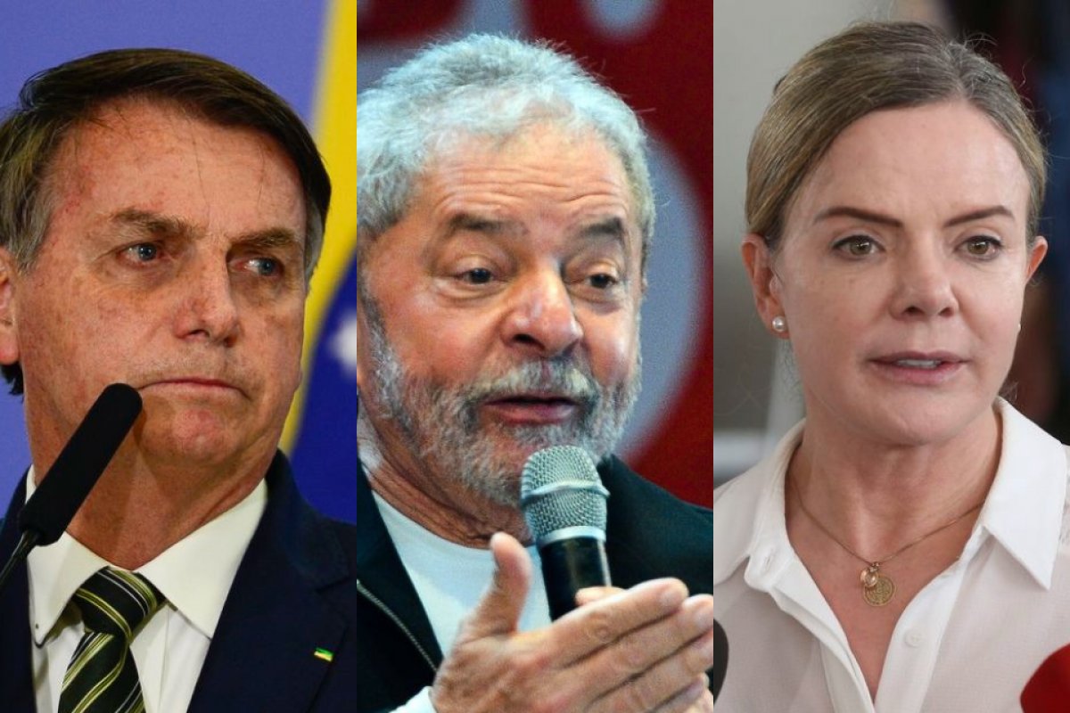 Bolsonaro acusa Lula e Gleisi Hoffmann de crimes contra a sua honra durante eleições