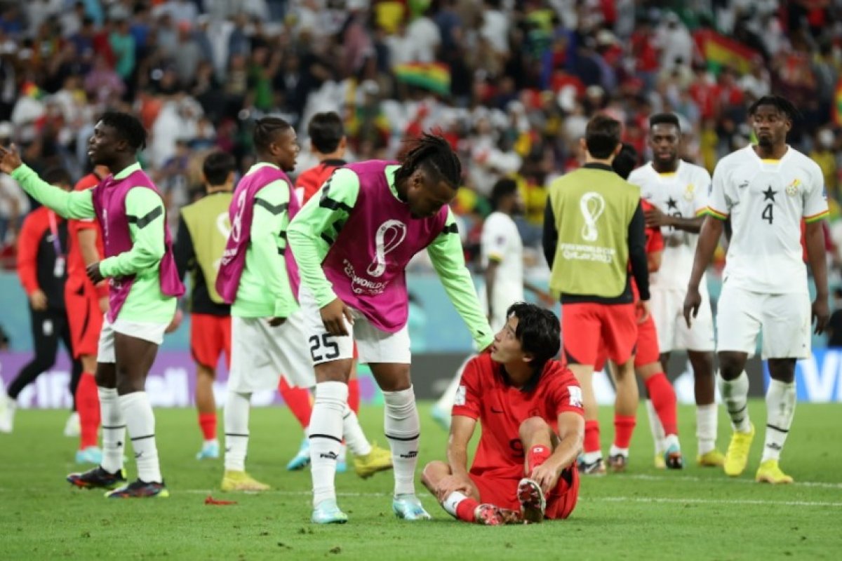 Em confronto emocionante, Gana derrota coreanos por 3 a 2