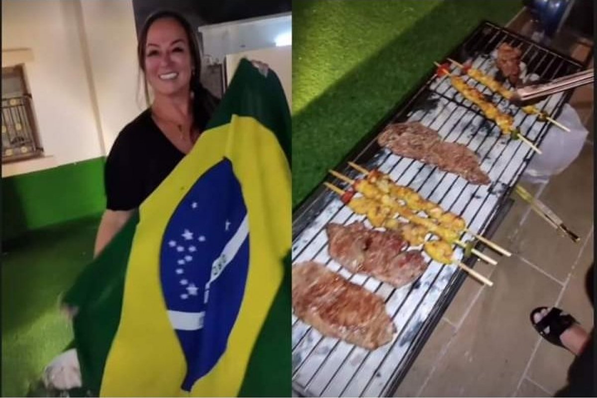 Mãe de Neymar faz churrasco em mansão luxuosa no Catar!