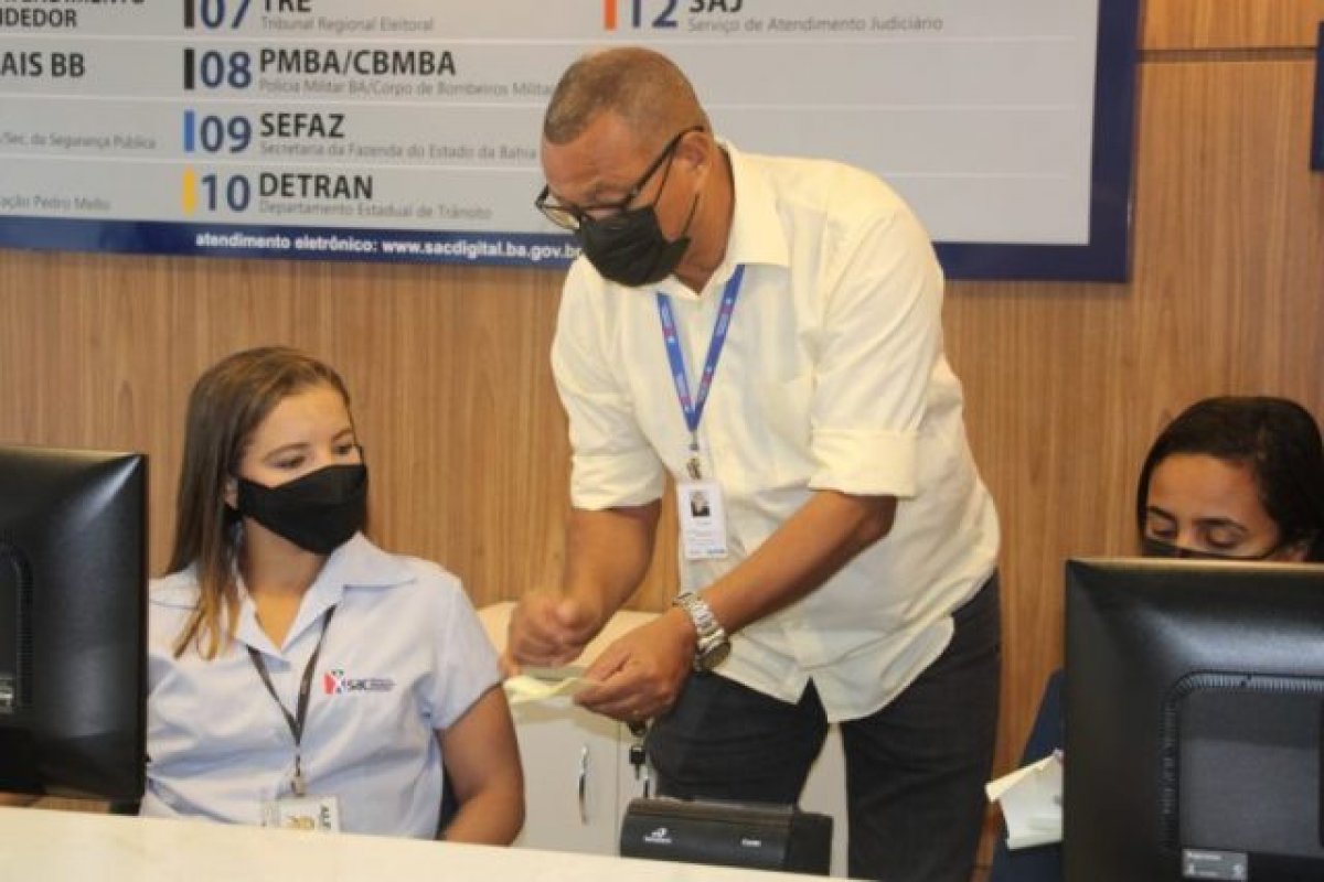 SAC realiza atendimento especial para RG e CNH em 12 postos do interior da Bahia 