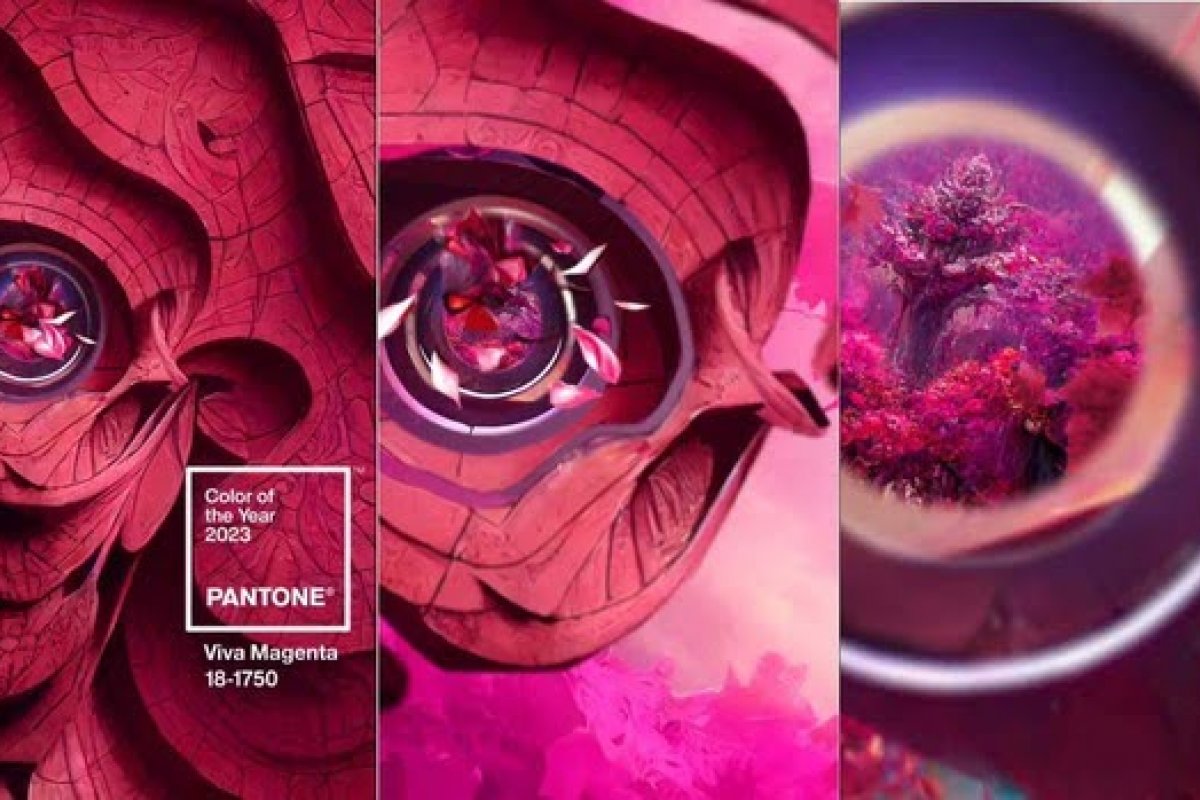 Pantone anuncia 'Viva Magenta' como cor de 2023!