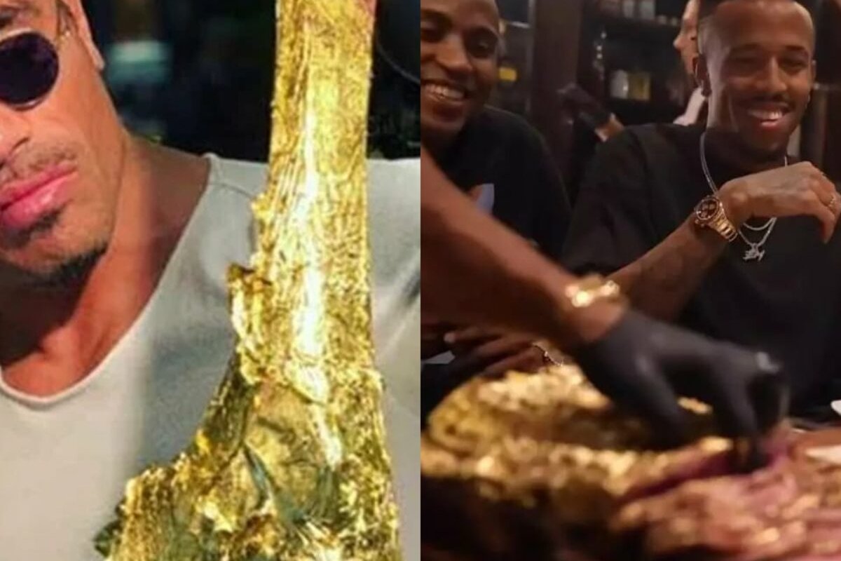 Carne, ouro e camarão