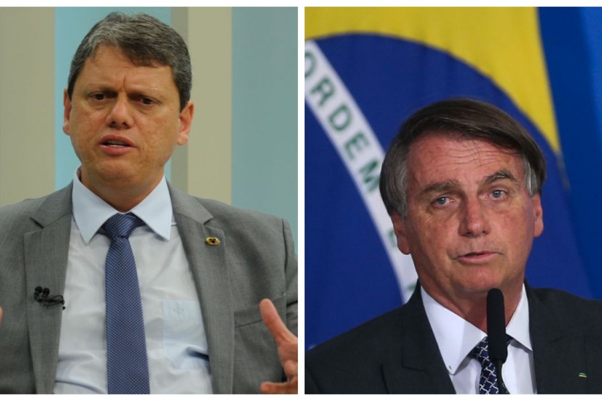 Tarcísio de Freitas declara eterna gratidão a Bolsonaro