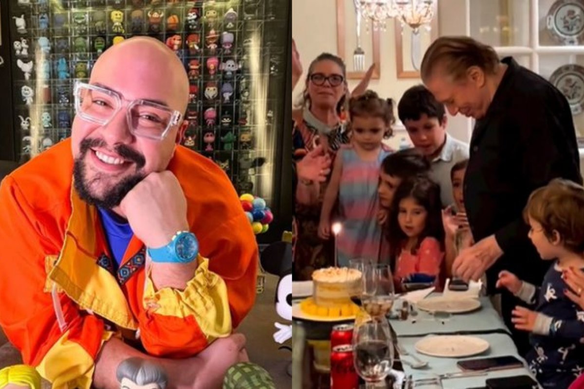 Veja vídeo! Tiago Abravanel mostra o aniversário de Silvio Santos