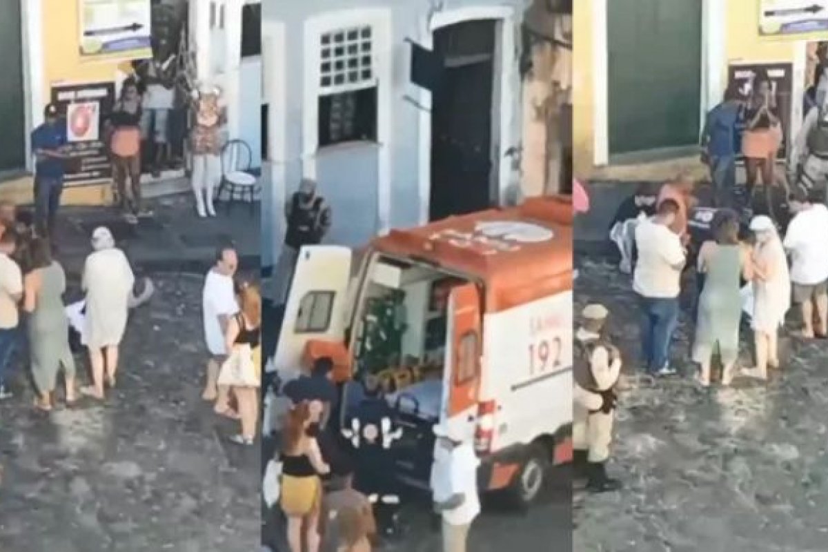 Vídeo: Turista alemão é roubado e agredido no Pelourinho, em Salvador
