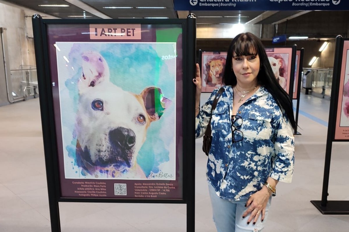 Linha 9-Esmeralda recebe exposição Art Pet, voltada à causa animal