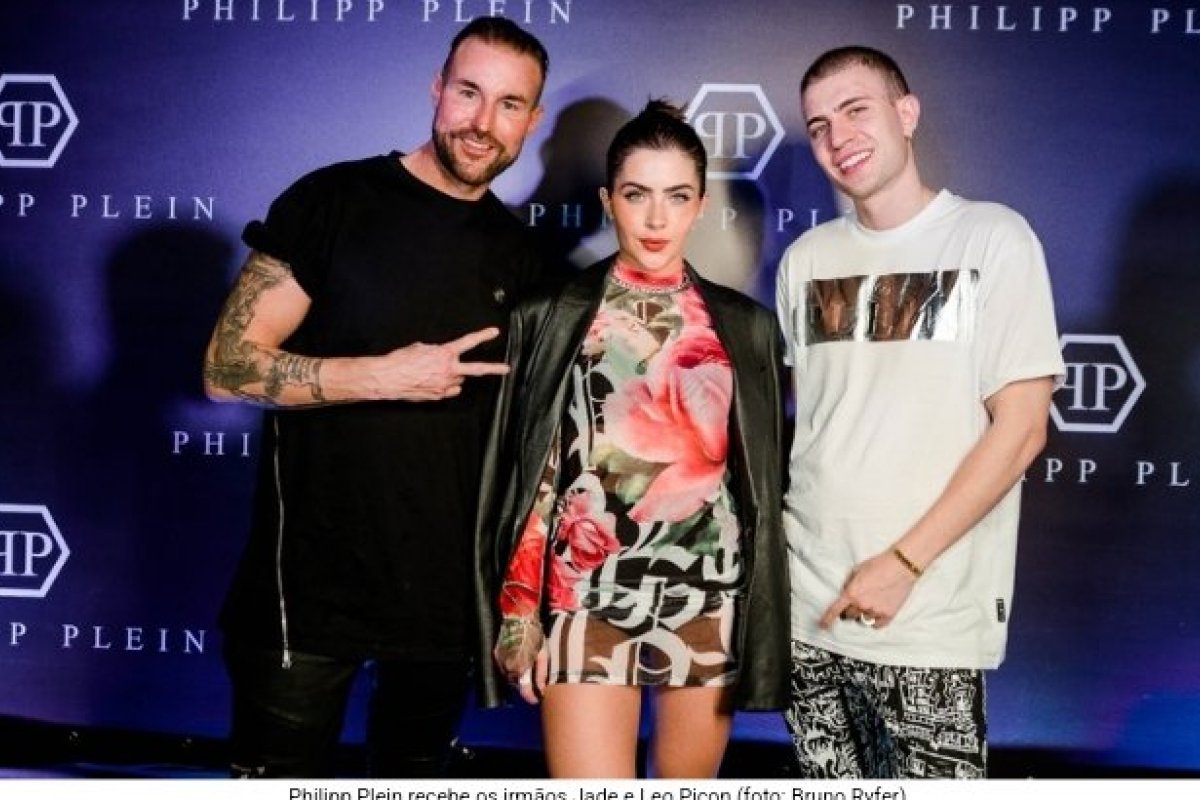 Philipp Plein recebe famosos na inauguração da sua primeira loja no Brasil!