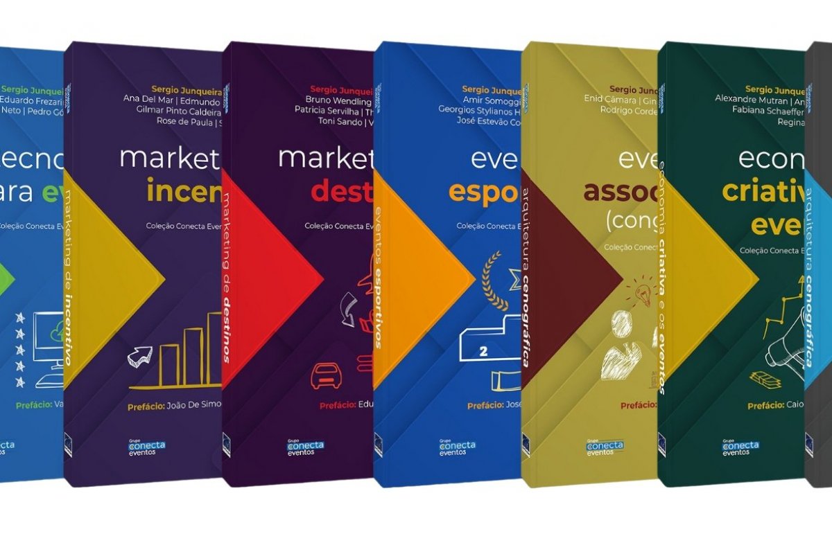 Sérgio Junqueira Arantes é organizador dos livros da Coleção Conecta Eventos lançada pela Editora Reflexão Business!