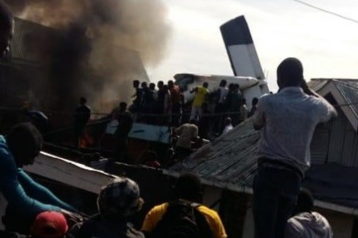 Acidente aéreo no Congo deixa 23 mortos