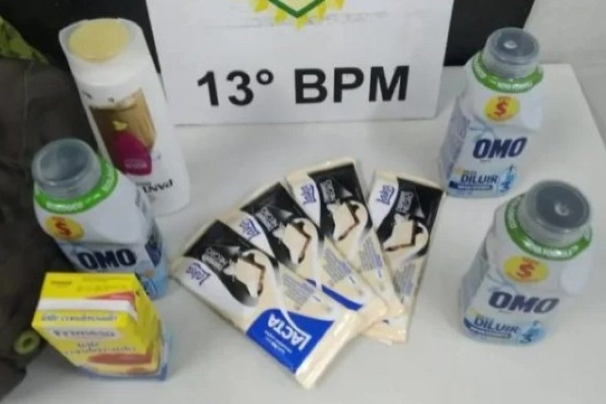 Homem com tornozeleira eletrônica é preso em flagrante após tentar furtar mercado