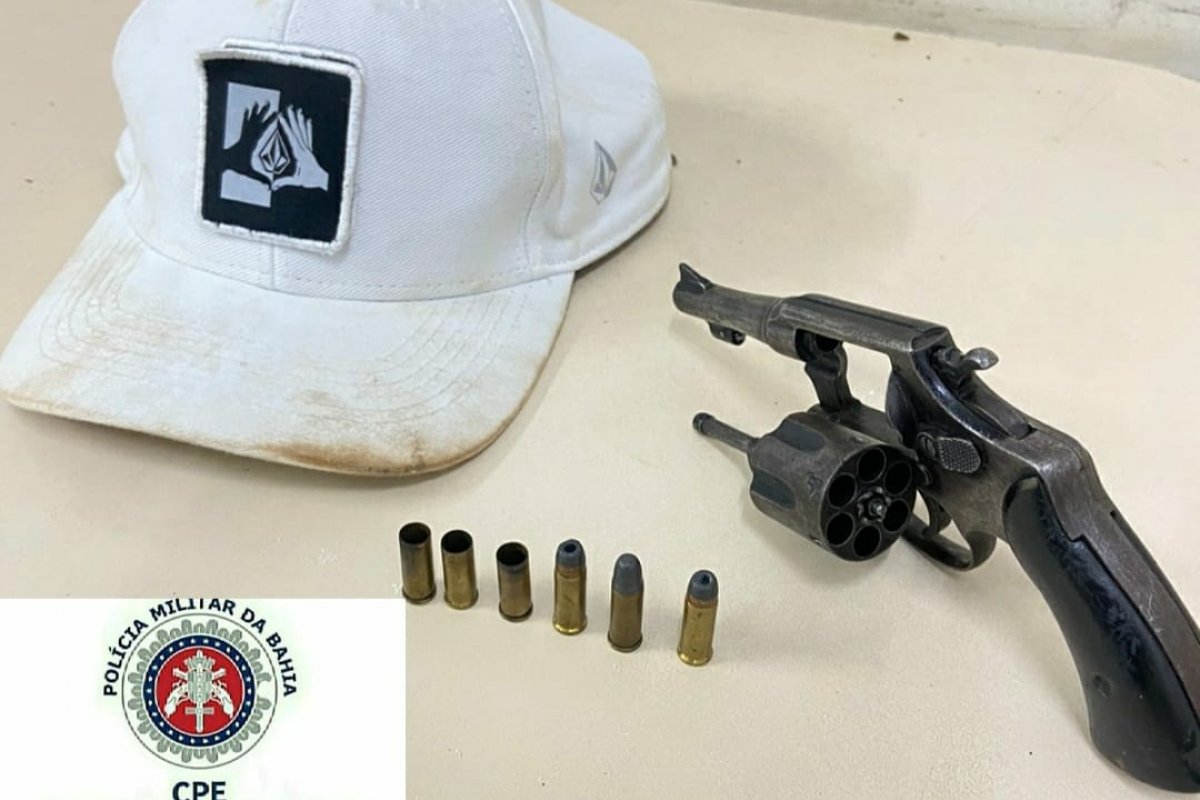 Polícia apreende arma de fogo em Luiz Eduardo Magalhães