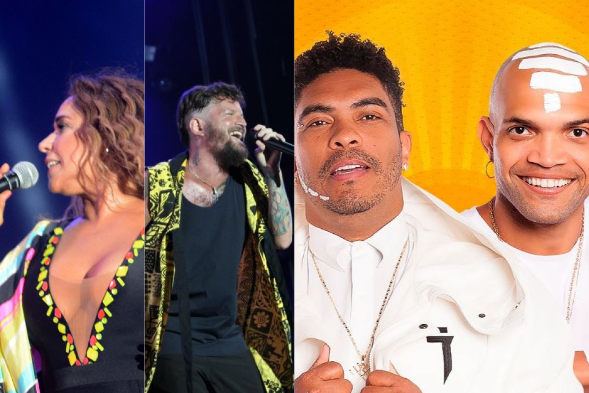 Daniela Mercury, Saulo e Timbalada fecham o último dia do Festival da Virada