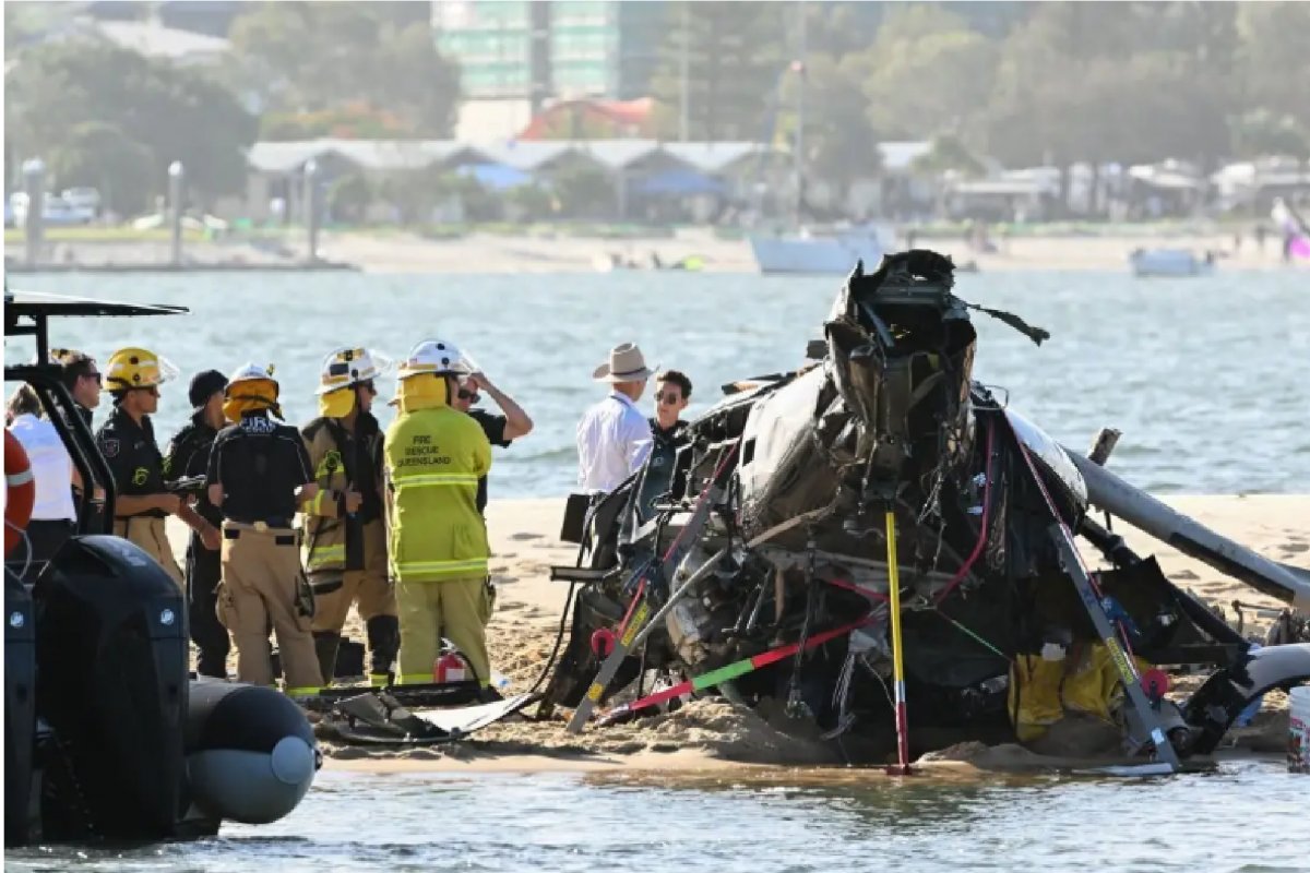 Colisão entre dois helicópteros deixa quatro mortos e três feridos na Austrália