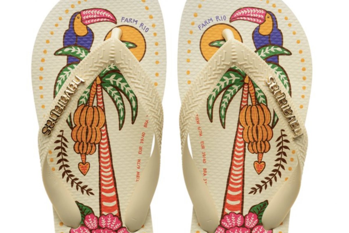 Havaianas lança oito novos modelos em parceria com a Farm!