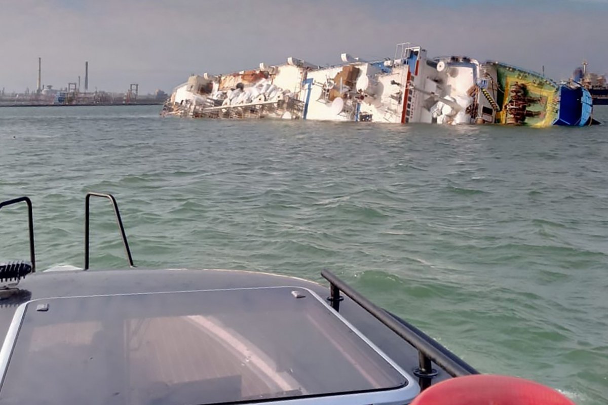 Navio com 14 mil ovelhas tomba no mar na costa da Romênia