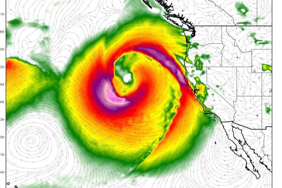 Ciclone-bomba chega à Califórnia e autoridades decretam estado de emergência
