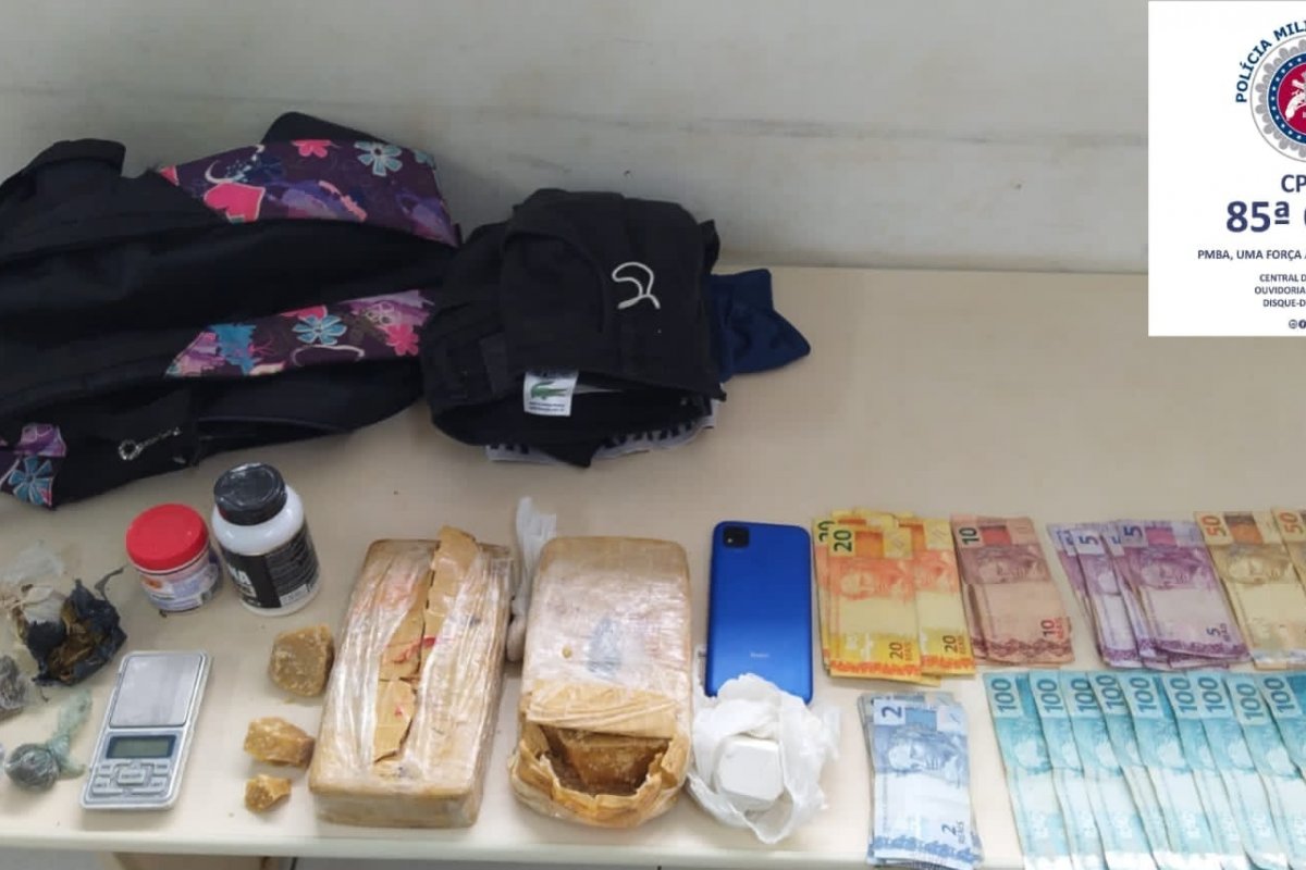 Polícia Militar desarticula entrega de drogas pelo Uber Flash, em Luís Eduardo Magalhães