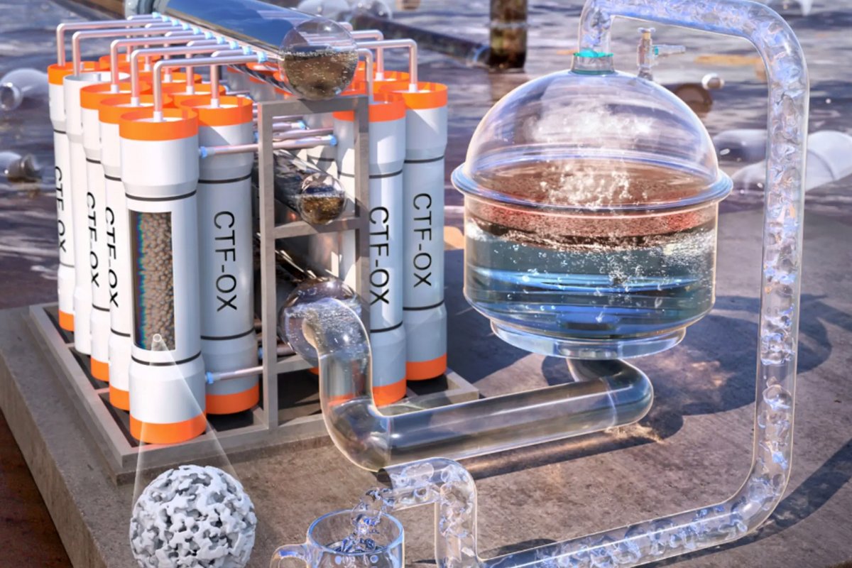 Purificador de água supereficiente remove microplásticos em segundos