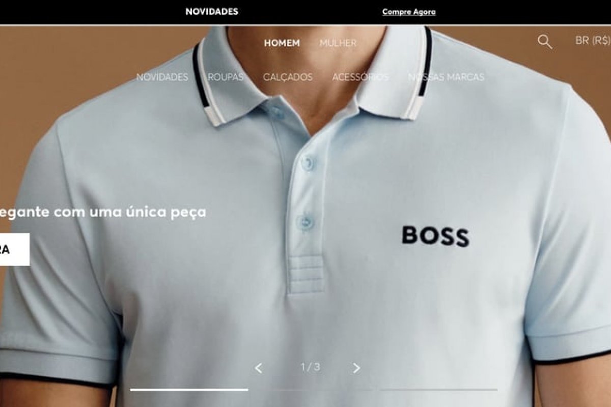 Hugo Boss lança e-commerce no Brasil!