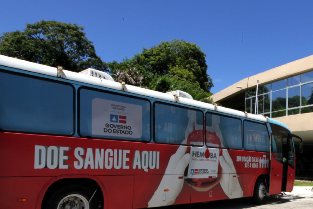Ônibus do Hemoba atenderá voluntários no Shopping Itaigara a partir da próxima semana