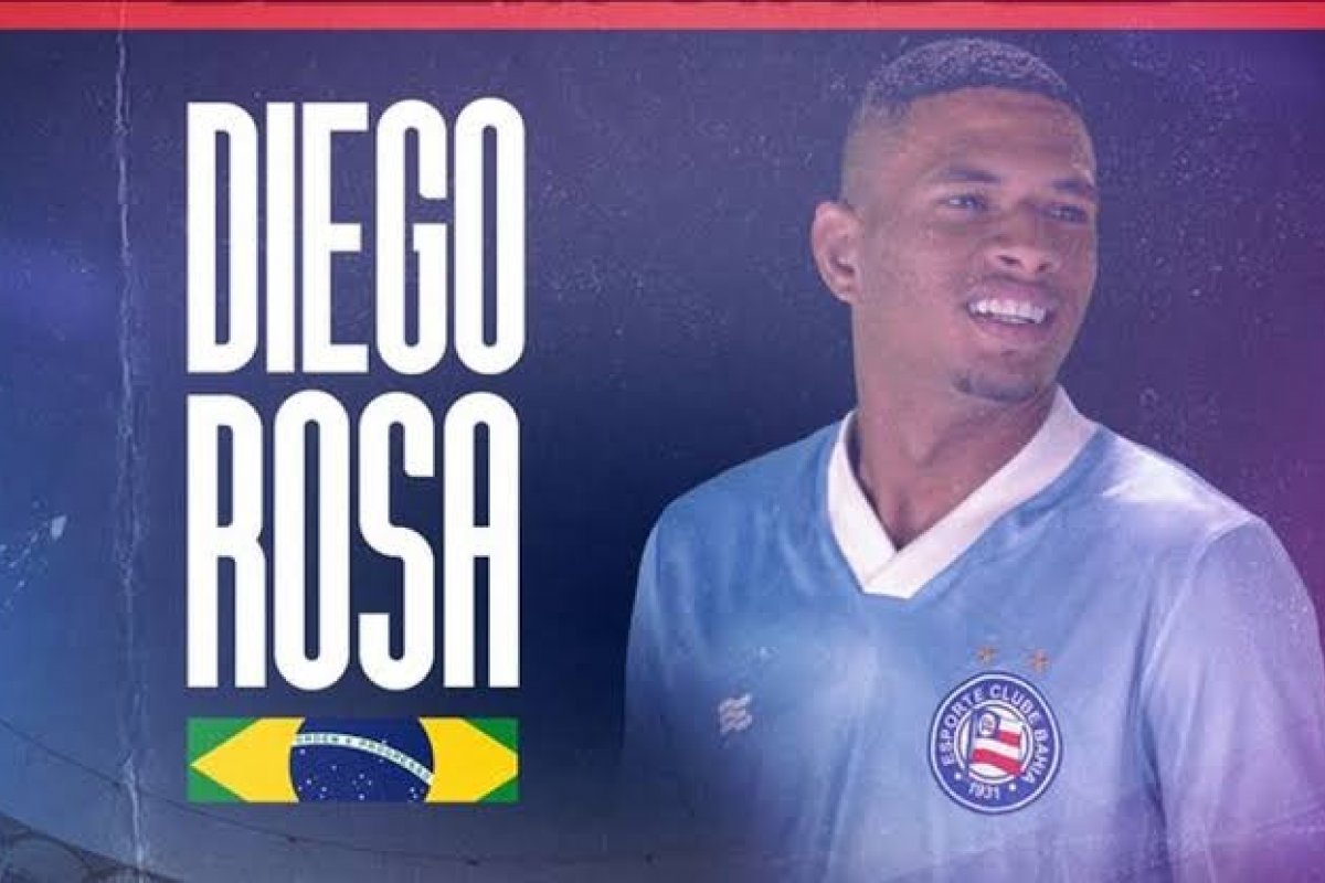 Bahia confirma a contração do volante Diego Rosa