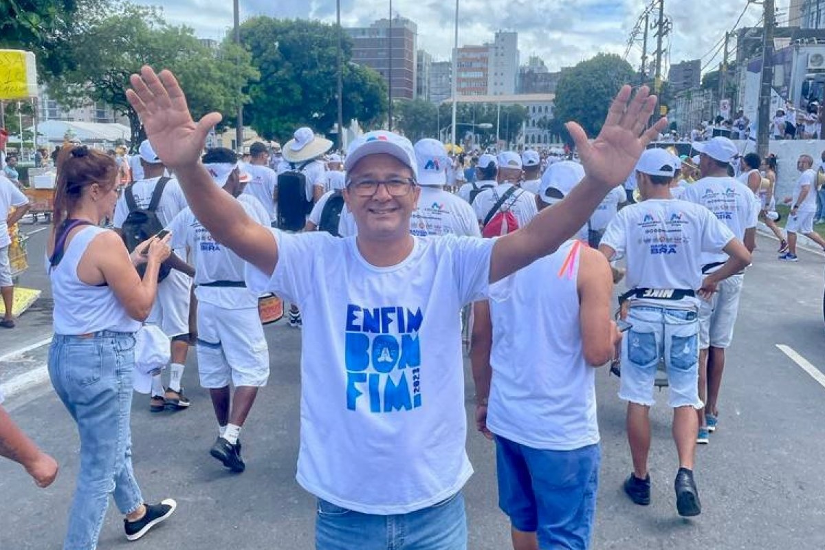 Em festa! Marcelo Maia comemora retorno da Lavagem do Bonfim