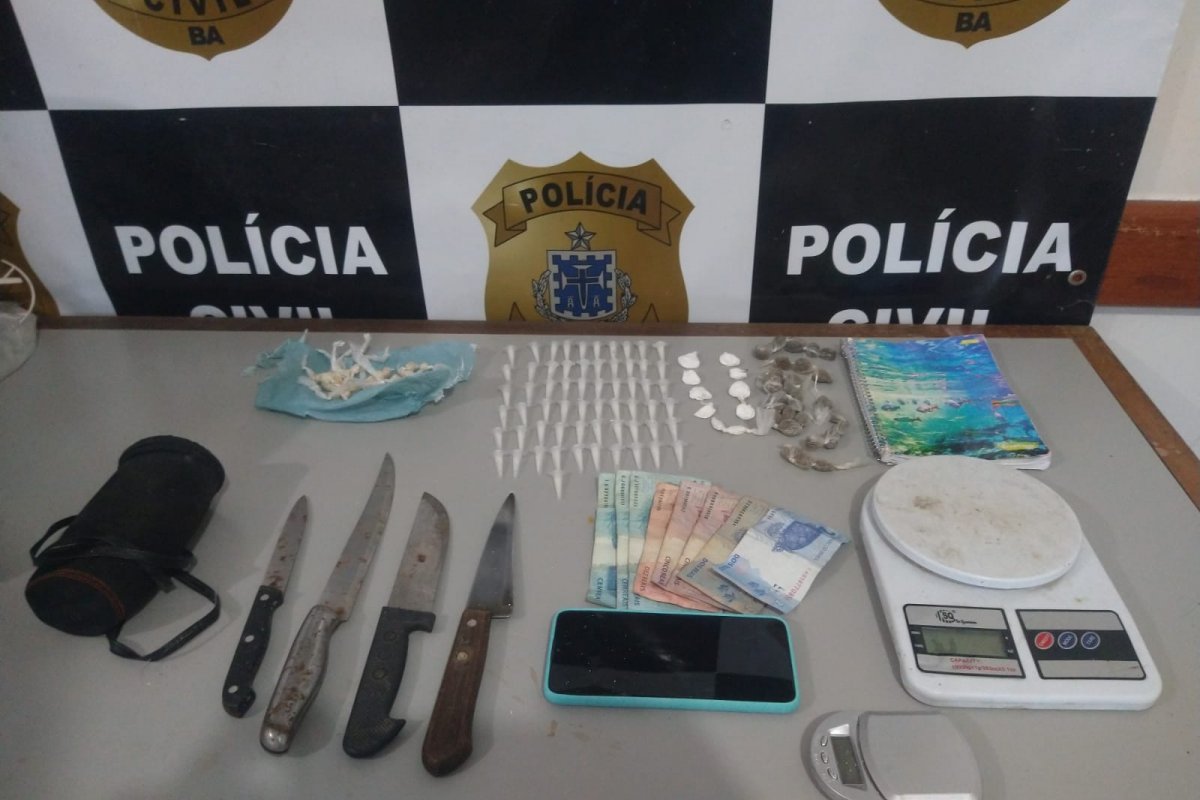 Homem recém-saído de presídio é preso com drogas em Eunápolis