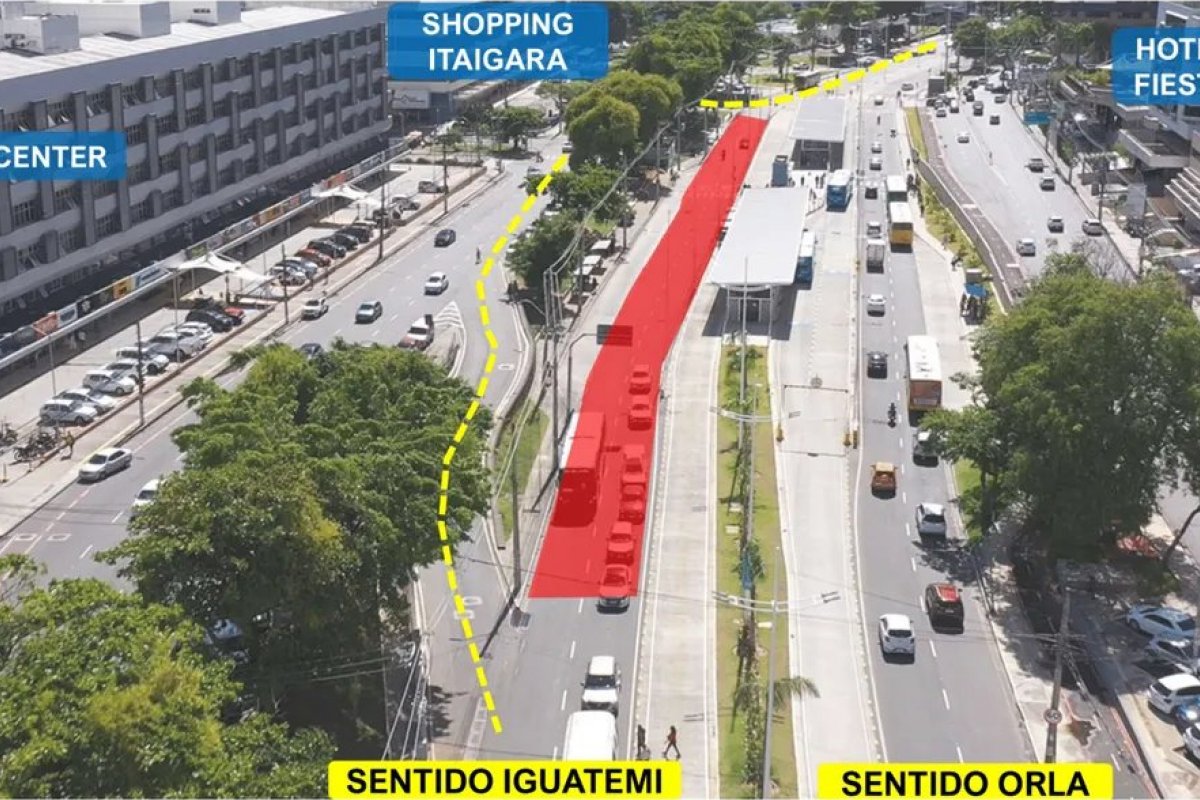 Avenida ACM, em Salvador, terá trecho interditado a partir desta sexta-feira (27)