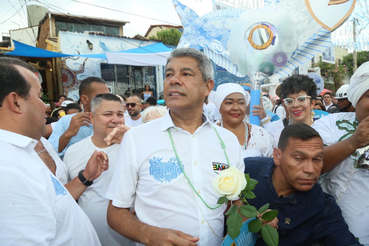 Em Iemanjá, Jerônimo avalia 1° mês de governo: 'diálogo com Lula e desenvolvimento de projetos'