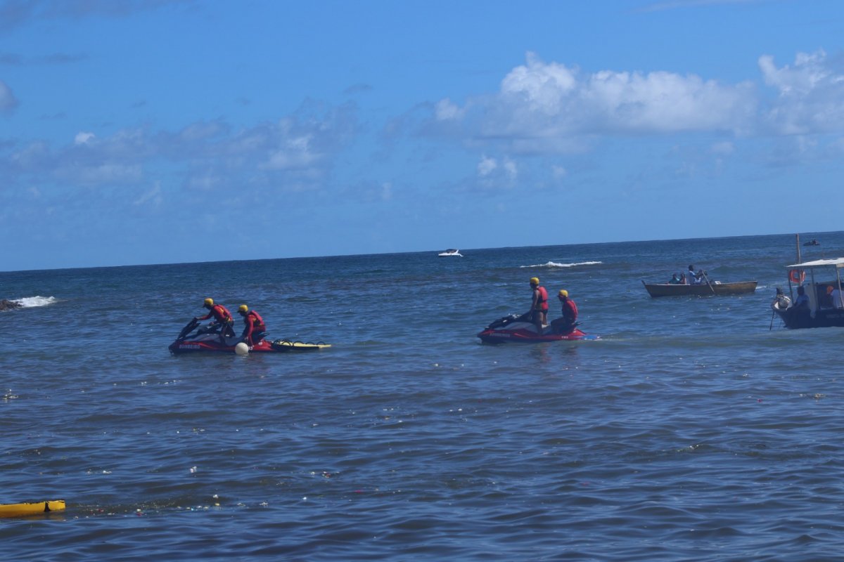 Corpo de Bombeiros atende 16 ocorrências na festa de Iemanjá
