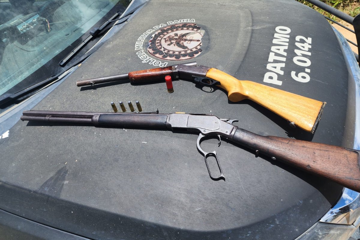 Armas são encontradas na zona rural do município de Prado