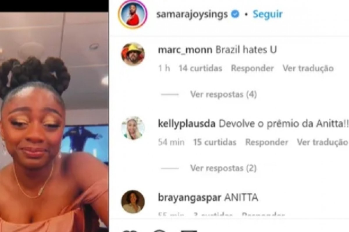Brasileiros invadem Instagram de Samara Joy após premiação no Grammy: "Devolve o prêmio da Anitta"