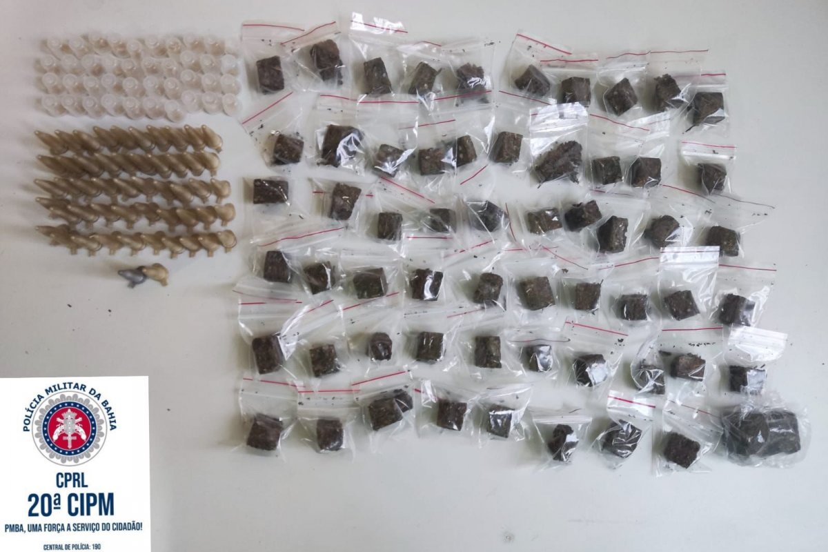 Polícia Militar apreende drogas em Amélia Rodrigues (BA)
