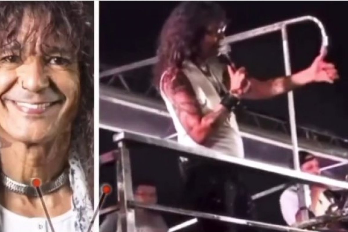 Veja vídeo! Luiz Caldas é chamado de velho durante show e reage!
