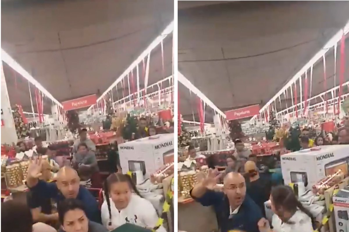 Vídeo: consumidores brigam por produtos durante Black Friday em loja de shopping 