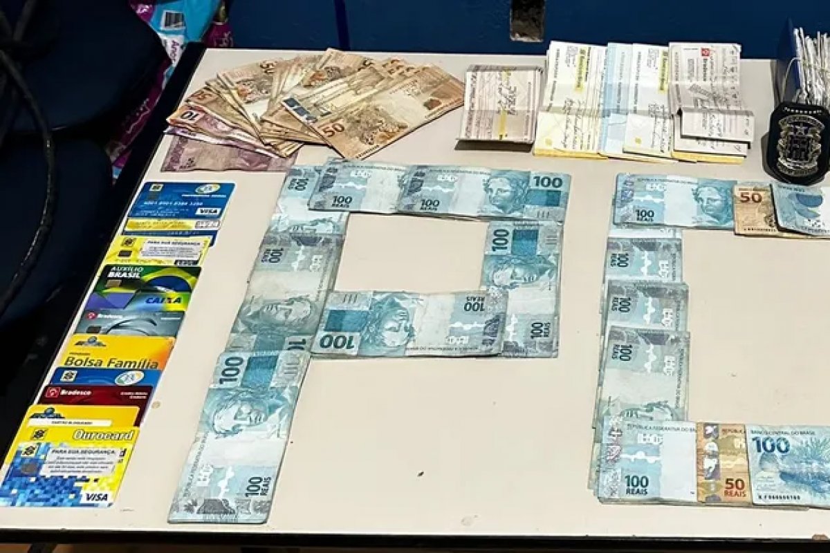 Polícia apreende mais de R$ 13 mil com idosa suspeita de agiotagem