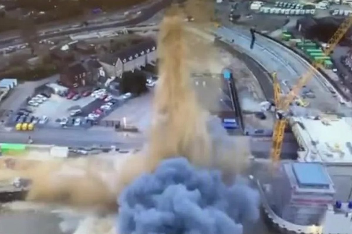 Bomba da 2° Guerra Mundial explode em Norfolk, na Inglaterra